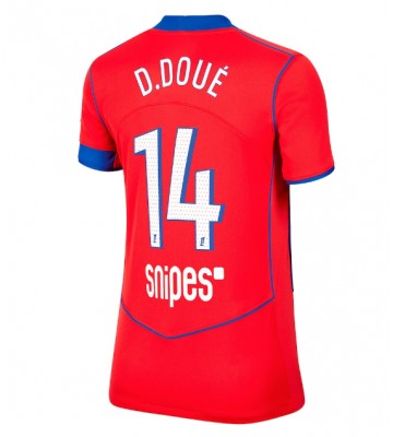 Paris Saint-Germain Desire Doue #14 Tredjetrøje Dame 2025-26 Kortærmet